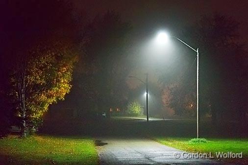 Foggy Street_00189-91.jpg - Photographed at Smiths Falls, Ontario, Canada.